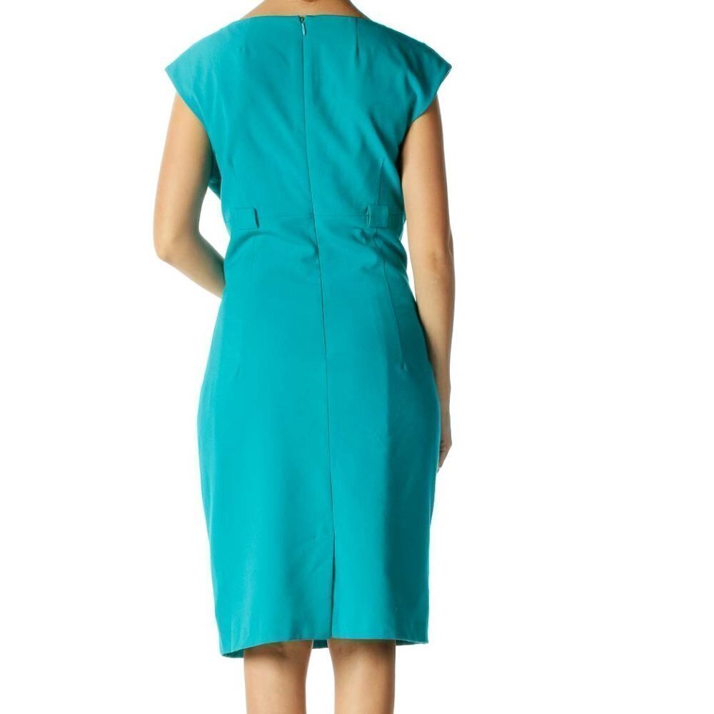 Calvin Klein Blue Belted Dress - Picture 3 of 3